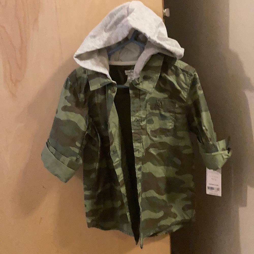 Carter’s Camo Button Up